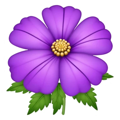big verbena flower, single sticker