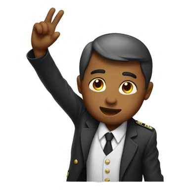 emoji saluting sticker