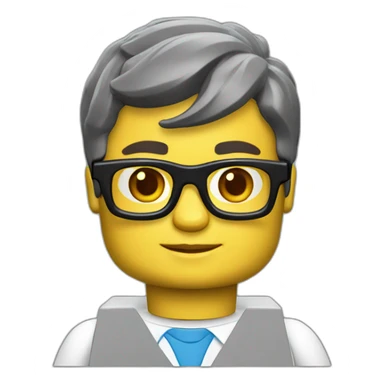 Lego style programmer sticker