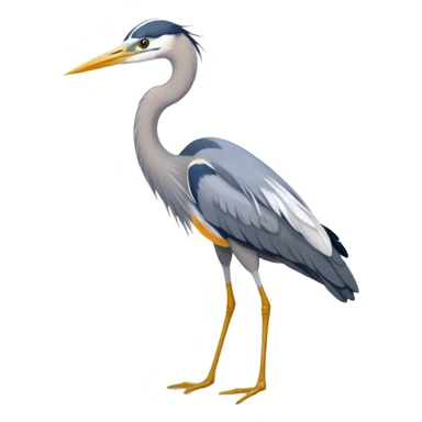 heron designer sticker