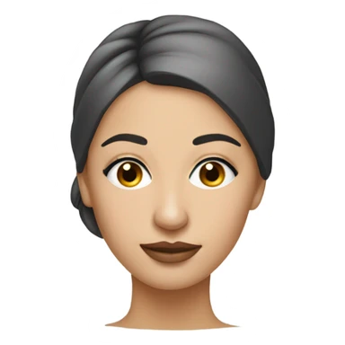 Rhinoplasty nose cast on woman sticker