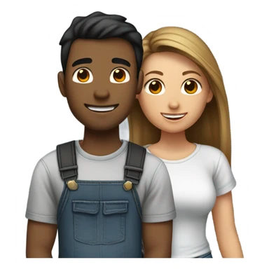 Girlfriend and boyfriend  sticker