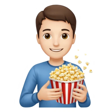 persona viendo cine sticker