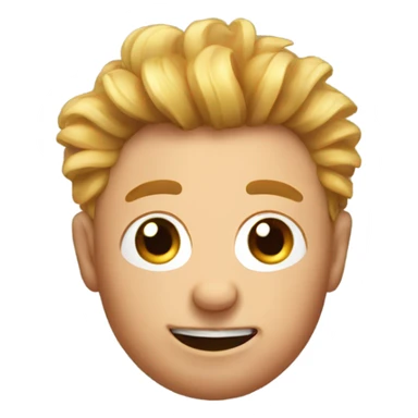 A pork chop with hair   sticker