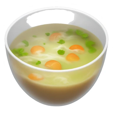  Soup sloshing in a clear bowl  sticker