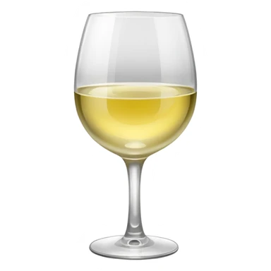 white wine different glass sticker