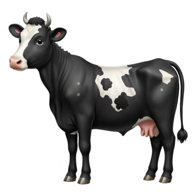 pantomime freisan cow sticker