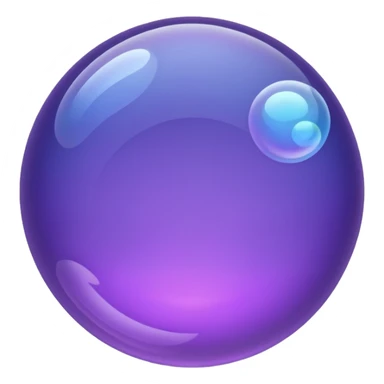 balão de comentário na cor roxa sticker