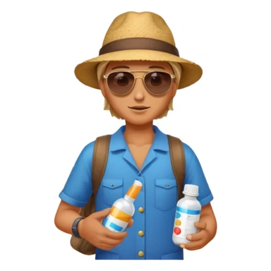 pharmaceut, pills expedition, one person sticker