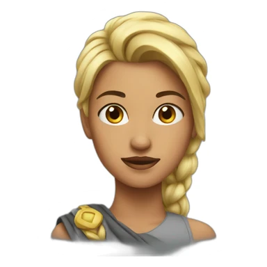 A strong woman sticker