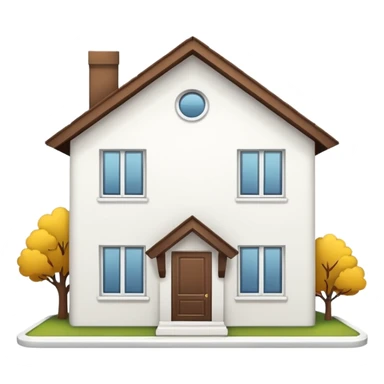 shared house minimalistic sticker