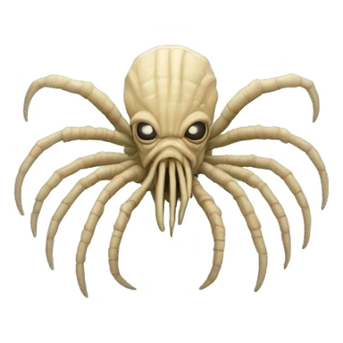 Facehugger alien movie sticker