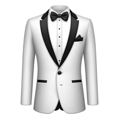 black and white formal tuxedo suit sticker