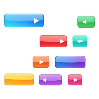 Video editing timeline with multiple clips, showing a horizontal timeline with colorful video segments and a playhead sticker