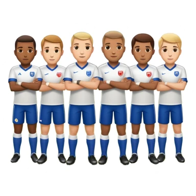 football manager and players sticker