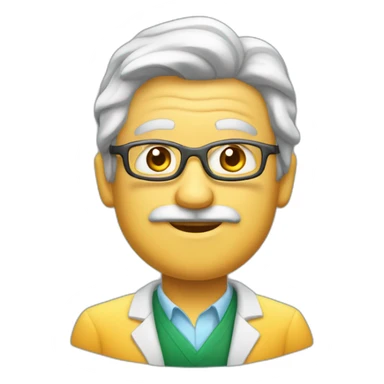 profesor de física y química sticker