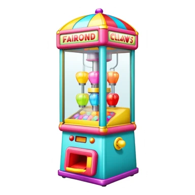 fairground claw machine sticker