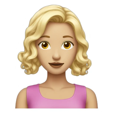 Blonde qui fait un pouce sticker