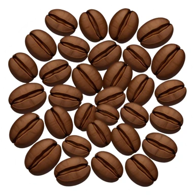 Coffee beans sticker
