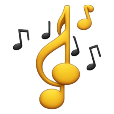 music note apple emoji sticker