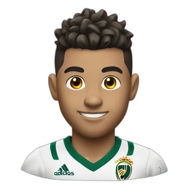 A goat with Ronaldo's jersey sticker