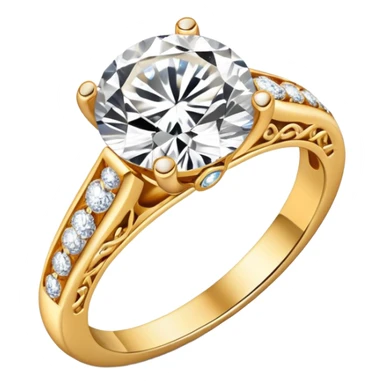 Engagement ring sticker