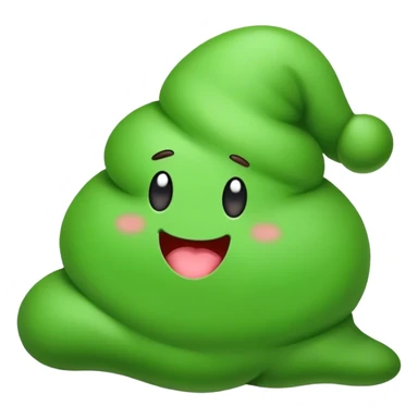 Green poop sticker