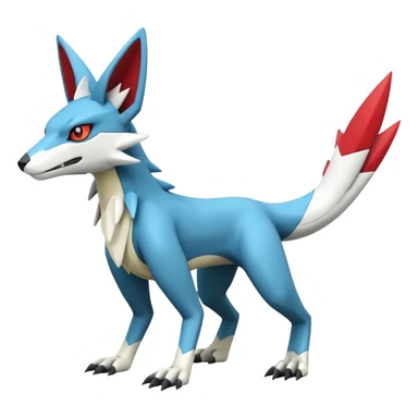 Heliolisk-Zeraora-Lombax-Sergal-Zangoose-Cyclizar-Genesect-Pokémon, full body sticker