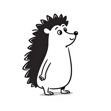 Hedgehog sticker