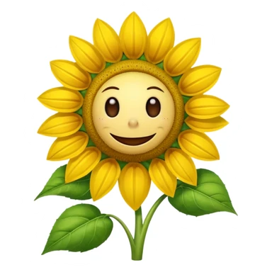An exact  picture of the sunflower from Plants vs. Zombies sticker
