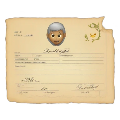 birth certificate sticker