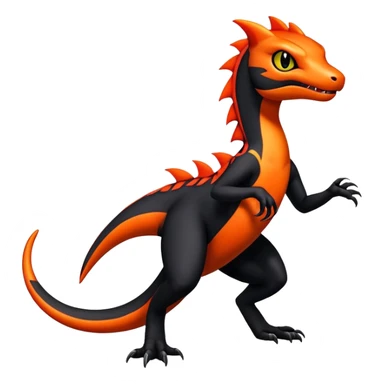 Salandit-Salazzle-Litten-Hybrid (Full body) sticker