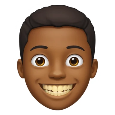 Garoto negro com black nudredcom dente de ouro sticker