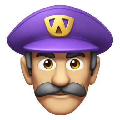 Waluigi sticker