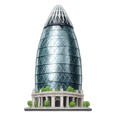 London gerkin sticker