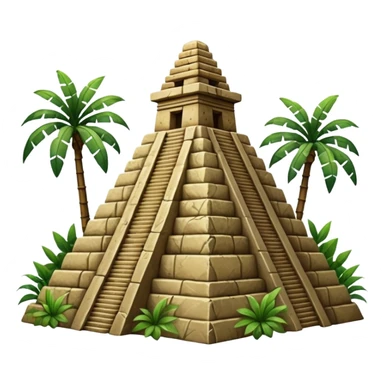 Pirámide maya sticker