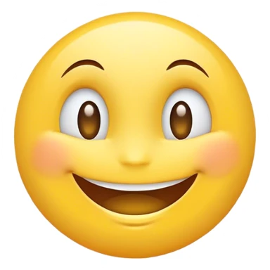 I want to create a emoji describe the Happy mood. The form I want is look like the "Joy" in Inside out movie sticker