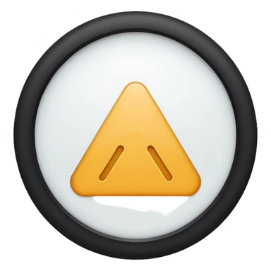 Halka içerisinde ters duran V harfi  sticker