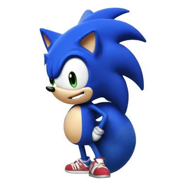 Pregnant sonic  sticker