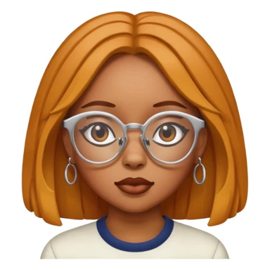 doja cat wear glasses sticker