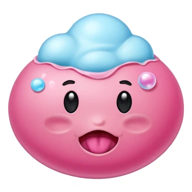 used bubble gum mush sticker