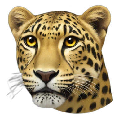 Léopard-flag congo rdc sticker