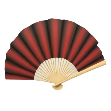 Hand fan sticker
