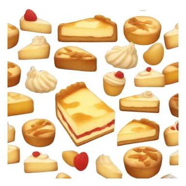 pastry with cheesecake  sticker