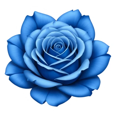 Blue roses sticker