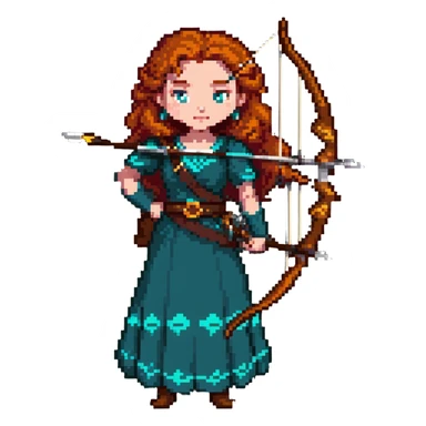Merida from Brave, Disney sticker