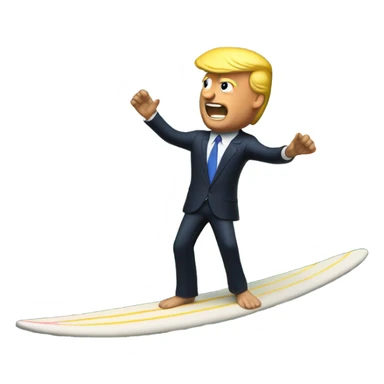 trump on tsunami sticker