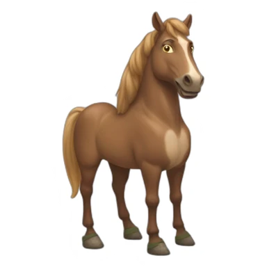 shrek centaur full horse body sticker
