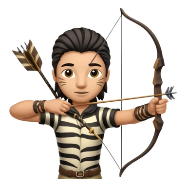 archer wild zebra sticker