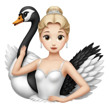 Ballerina Swan sticker